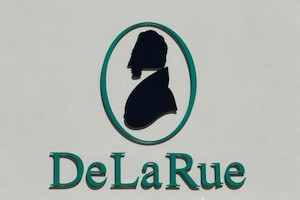 De La Rue sign