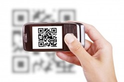 QR code on phone