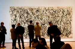 Pollock in art gallery