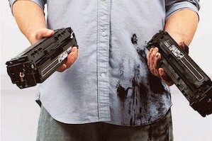 Counterfeit toner image HP