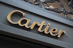 Cartier sign Cartier sign
