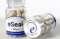 eSeal cap on tablet bottle eSeal cap on tablet bottle