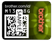 Brother security label via DuPont
