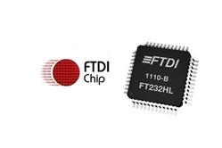FTDI logo and chip