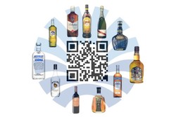 Key Pernod Ricard brands + QR code