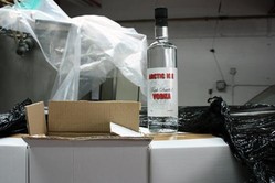 Arctic Ice bottle in warehouse Arctic Ice bottle in warehouse