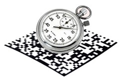 Stopwatch and 2D code