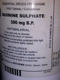 Fake antimalarial