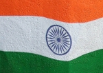 Indian flag on wall