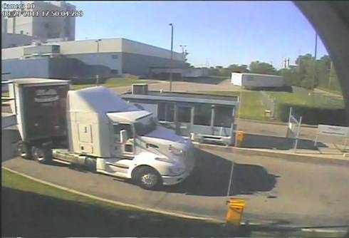 Enfamil truck leaving depot