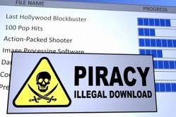Online piracy image